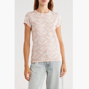 rag & bone Summer Leaf Tee XS NWT Pink Multi